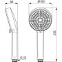 Słuchawka prysznicowa BD580BR Ideal Standard Idealrain Alu+ zdj.2