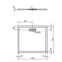 Brodzik prostokątny 100x90 cm biały T448201 Ideal Standard Ultra Flat zdj.2