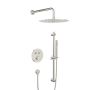 Zestaw prysznicowy podtynkowy termostatyczny z deszczownicą 573933021 KFA Armatura Moza Brushed Nickel zdj.1