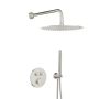 Zestaw prysznicowy podtynkowy termostatyczny z deszczownicą 573953021 KFA Armatura Moza Brushed Nickel zdj.1