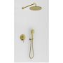 Zestaw prysznicowy podtynkowy z deszczownicą złoty QW210AGDBR30 Kohlman Axel zdj.1