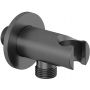 Przyłącze kątowe z uchwytem czarny 65567N200 Kludi A-QA zdj.1