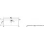 Brodzik prostokątny 180x90 cm szary 09DW23O2 Kludi Terra zdj.2