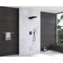 Deszczownica 50x25 cm prostokątna czarna KBMBBPRBOR2502BL Kronenbach Spa zdj.3