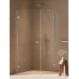 Kabina prysznicowa 80x80 cm kwadratowa chrom połysk/szkło przezroczyste AXJ0061WU New Trendy Oxia zdj.3
