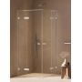 Kabina prysznicowa 80x80 cm kwadratowa chrom połysk/szkło przezroczyste AXJ0178 New Trendy Oxia zdj.3