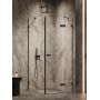 Kabina prysznicowa 100x80 cm prostokątna czarny mat/szkło przezroczyste AXJ0350WU New Trendy Oxia Black zdj.3