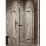 Kabina prysznicowa 100x80 cm prostokątna czarny mat/szkło przezroczyste AXJ0395WU New Trendy Oxia Black zdj.3