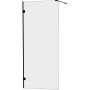 Ścianka prysznicowa walk-in 100 cm czarny mat/szkło przezroczyste AXJ0424 New Trendy Oxia Black zdj.1