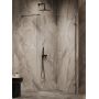 Ścianka prysznicowa walk-in 100 cm czarny mat/szkło przezroczyste AXJ0424 New Trendy Oxia Black zdj.3