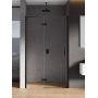 Drzwi prysznicowe 120 cm uchylne D0199A New Trendy New Renoma Black zdj.1