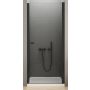 Drzwi prysznicowe 80 cm uchylne D0210A New Trendy New Soleo Black zdj.1