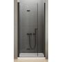 Drzwi prysznicowe 100 cm składane D0226A New Trendy New Soleo Black zdj.1