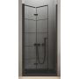 Drzwi prysznicowe 90 cm składane D0283A New Trendy New Soleo Black zdj.1