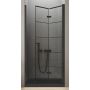 Drzwi prysznicowe 90 cm składane D0284A New Trendy New Soleo Black zdj.1
