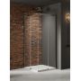 Kabina prysznicowa 90x90 cm kwadratowa gunmetal szczotkowany/szkło przezroczyste D0883AD0884A New Trendy Prime Gunmetal Brushed zdj.1