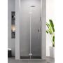 Drzwi prysznicowe 80 cm składane chrom połysk/szkło przezroczyste D1031A New Trendy Superia zdj.1