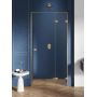 Drzwi prysznicowe 90 cm uchylne EXK1717 New Trendy Avexa Gold Brushed zdj.1