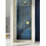 Drzwi prysznicowe 110 cm rozsuwane EXK4214 New Trendy Smart Light Gold zdj.1