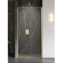 Drzwi prysznicowe 130 cm rozsuwane złoty szczotkowany/szkło przezroczyste EXK7504 New Trendy Smart Gold Brushed zdj.1