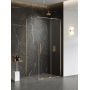 Kabina prysznicowa 100x90 cm prostokątna złoty szczotkowany/szkło przezroczyste EXK7526 New Trendy Smart Gold Brushed zdj.1