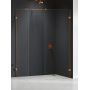 Kabina prysznicowa walk-in 120x80 cm prostokątna miedź szczotkowany/szkło przezroczyste EXK8196 New Trendy Eventa Copper Brushed zdj.3