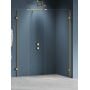 Kabina prysznicowa walk-in 140x100 cm prostokątna złoty szczotkowany/szkło przezroczyste EXK8441 New Trendy Eventa Gold Brushed zdj.3
