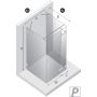 Kabina prysznicowa 90x80 cm prostokątna szczotkowany/szkło przezroczyste EXK8601 New Trendy Avexa Nickel Brushed zdj.2