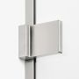 Ścianka prysznicowa walk-in 130 cm szczotkowany/szkło przezroczyste EXK8642 New Trendy Avexa Nickel Brushed zdj.4
