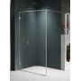 Ścianka prysznicowa walk-in 130 cm szczotkowany/szkło przezroczyste EXK8654 New Trendy Avexa Nickel Brushed zdj.1