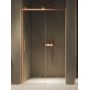 Drzwi prysznicowe 120 cm rozsuwane miedź szczotkowany/szkło przezroczyste EXK8816 New Trendy Softi Copper Brushed zdj.1