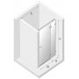 Drzwi prysznicowe 100 cm uchylne EXK2692 New Trendy Avexa White zdj.2