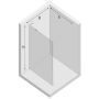 Ścianka prysznicowa walk-in 120 cm gunmetal szczotkowany/szkło przezroczyste K1759WL New Trendy Nesta zdj.2