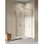 Kabina prysznicowa 90x90 cm półokrągła złoty szczotkowany/szkło przezroczyste K3589 New Trendy Prime Gold Brushed zdj.1