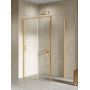 Kabina prysznicowa 140x80 cm złoty szczotkowany/szkło przezroczyste K3823 New Trendy Prime Gold Brushed zdj.1