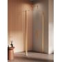 Ścianka prysznicowa walk-in 80 cm złoty szczotkowany/szkło przezroczyste K4335 New Trendy New Soleo Gold Brushed zdj.1
