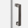 Kabina prysznicowa 90x70 cm prostokątna szczotkowany/szkło przezroczyste K4702 New Trendy Nesta Gunmetal Brushed zdj.3