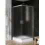 Kabina prysznicowa 80x80 cm kwadratowa chrom połysk/szkło matowe K5121 New Trendy Suvia zdj.6