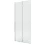 Ścianka prysznicowa walk-in 90 cm chrom połysk/szkło przezroczyste K5743 New Trendy New Soleo zdj.1