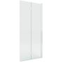 Ścianka prysznicowa walk-in 100 cm chrom połysk/szkło przezroczyste K5746 New Trendy New Soleo zdj.1