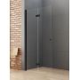 Ścianka prysznicowa walk-in 100 cm czarny mat/szkło przezroczyste K5755 New Trendy New Soleo Black zdj.3