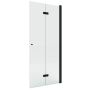 Ścianka prysznicowa walk-in 120 cm czarny mat/szkło przezroczyste K5758 New Trendy New Soleo Black zdj.1