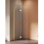 Ścianka prysznicowa walk-in 100 cm złoty szczotkowany/szkło przezroczyste K5775 New Trendy New Soleo Gold Brushed zdj.3