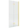 Ścianka prysznicowa walk-in 100 cm złoty szczotkowany/szkło przezroczyste K5776 New Trendy New Soleo Gold Brushed zdj.1