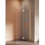 Ścianka prysznicowa walk-in 100 cm złoty szczotkowany/szkło przezroczyste K5776 New Trendy New Soleo Gold Brushed zdj.3
