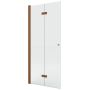 Ścianka prysznicowa walk-in 100 cm miedź szczotkowany/szkło przezroczyste K5785 New Trendy New Soleo Copper Brushed zdj.1