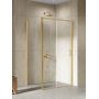 Kabina prysznicowa 140x80 cm złoty szczotkowany/szkło przezroczyste K3851 New Trendy Prime Gold Brushed zdj.1