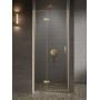 Drzwi prysznicowe 90 cm uchylne złoty szczotkowany/szkło przezroczyste D0868A New Trendy Nesta Gold Brushed zdj.1