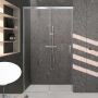 Drzwi prysznicowe 128 cm rozsuwane do wnęki KALIPH1261B Novellini Kali zdj.4