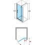 Drzwi prysznicowe uchylne MODUSG75S1K Novellini Modus zdj.2